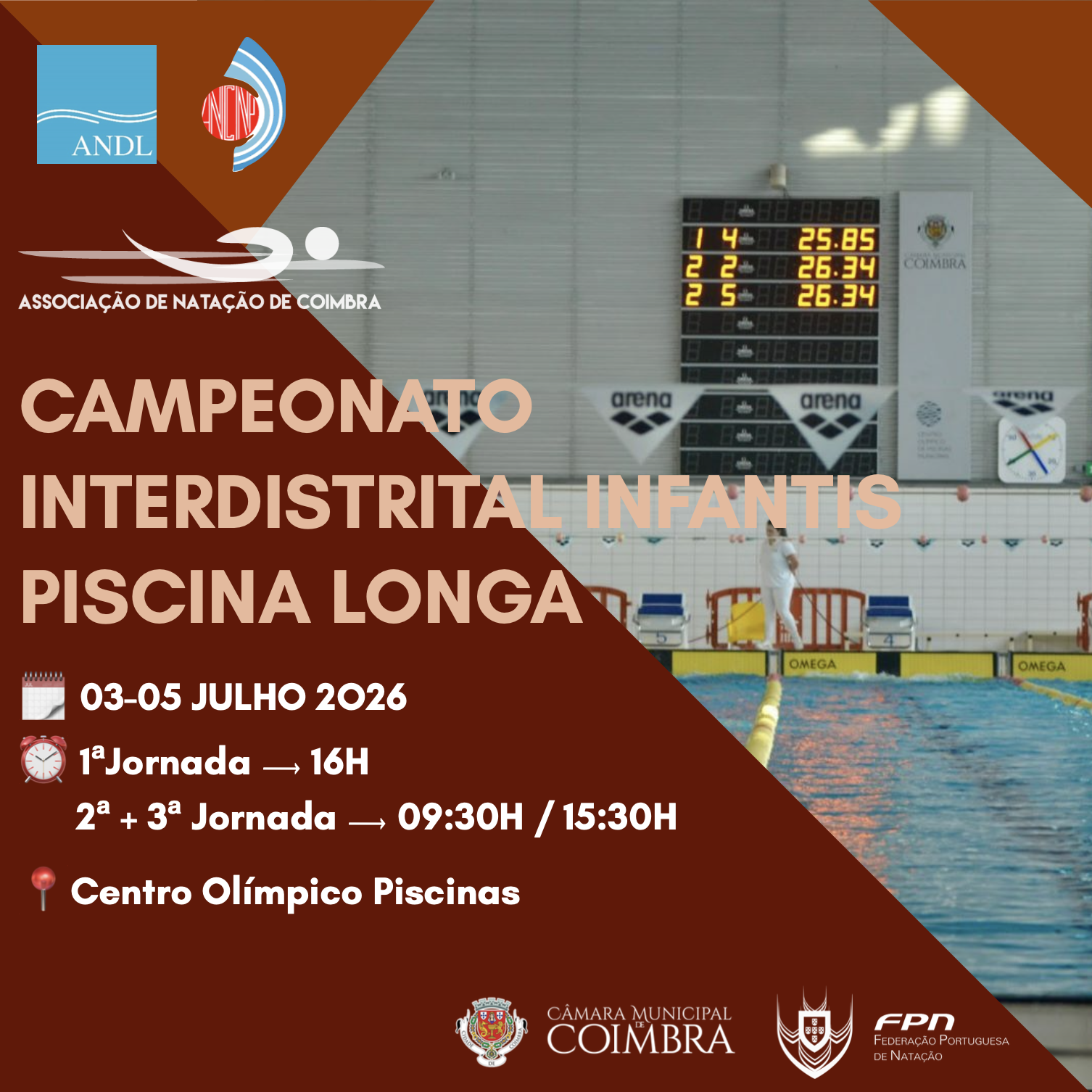 Campeonato Interdistrital de Infantis - Piscina Longa - ANCNP|ANC|ANDL